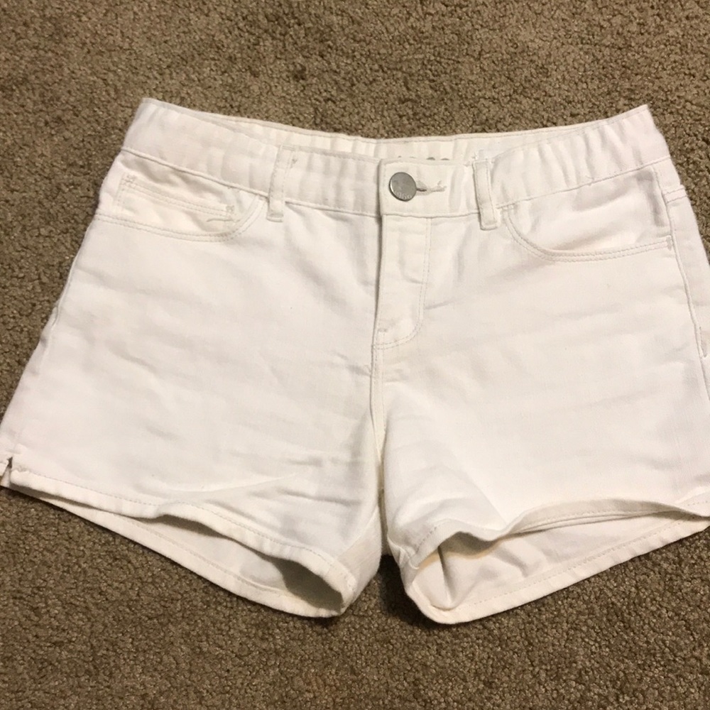White cream color shorts